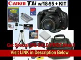 [SPECIAL DISCOUNT] Canon EOS Rebel T1i 15.1 MP CMOS Digital SLR Camera with EF-S 18-55mm f/3.5-5.6 IS Lens   8GB Deluxe Accessory Kit