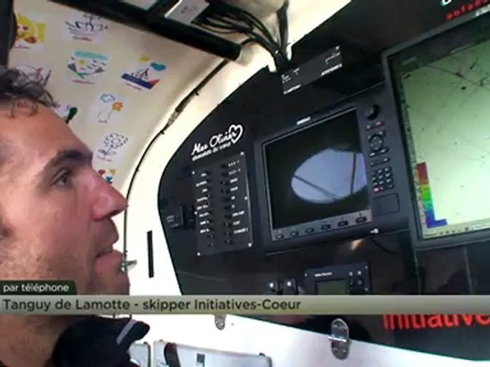 Tanguy de Lamotte skipper Initiatives-Coeur en direct du Vendée Globe sur Sports 365
