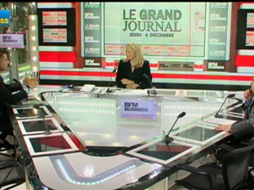 06/12 BFM : Le Grand Journal d’Hedwige Chevrillon - Dominique Cerutti et Jean-Claude Mailly 2/4