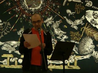 Lecture d'Eric Pessan, musée Jean Lurçat et de la tapisserie contemporaine, novembre 2012