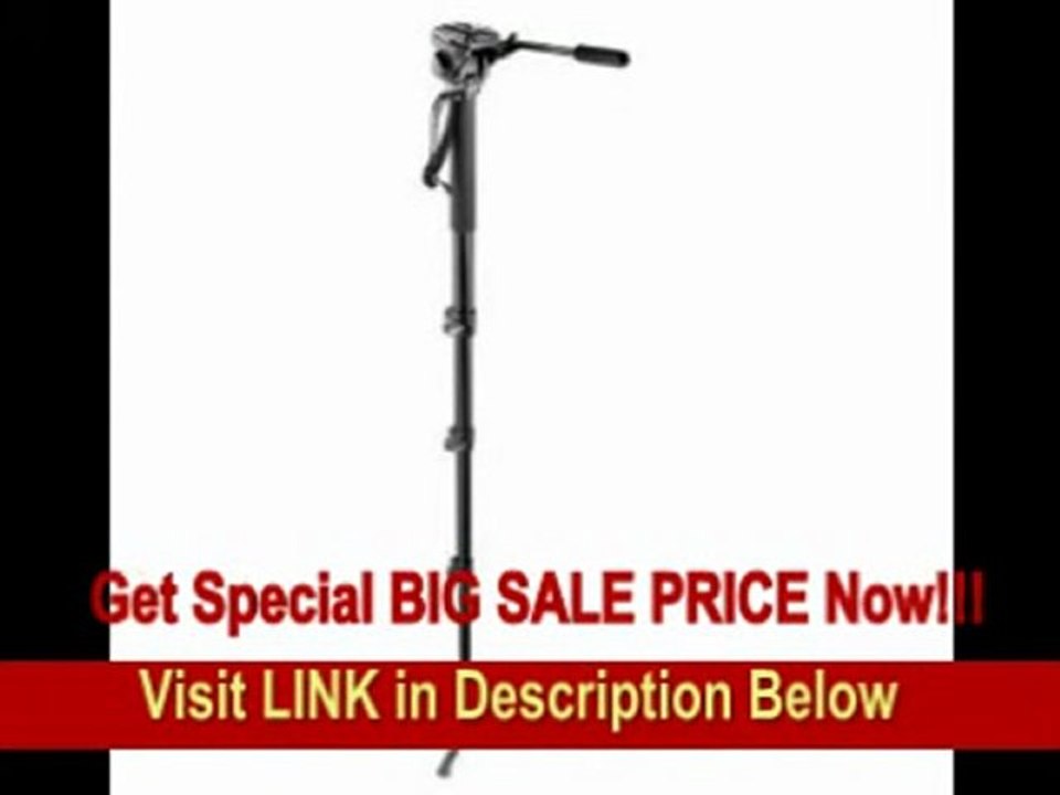 [BEST BUY] Manfrotto 561BHDV Video Fluid Monopod with Head Replaces 561B