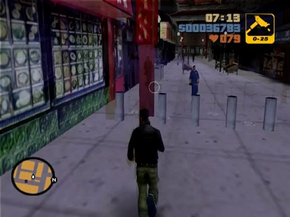 GTA 3 mission fr : haut les mains