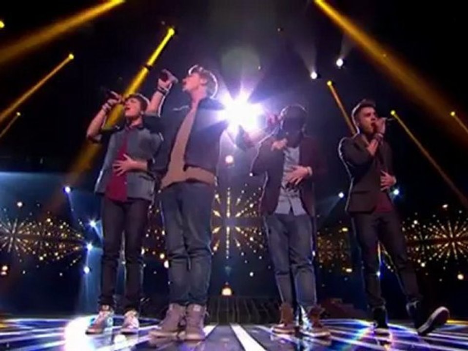 Union J Sing For Survival - The X Factor Live Show 8 Results 2012 - The X Factor UK 2012