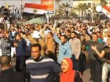 Enfrentamiento entre partidarios y opositores de Mursi...