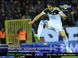 1 Aralık 2012 FB TV Mehmet Topal Röportajı