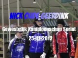 Nick Oude Geerdink Gewestelijk Sprint kampioenschap 2012