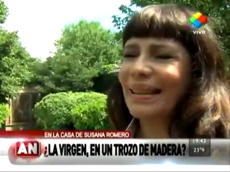 Susana Romero vio a la virgen
