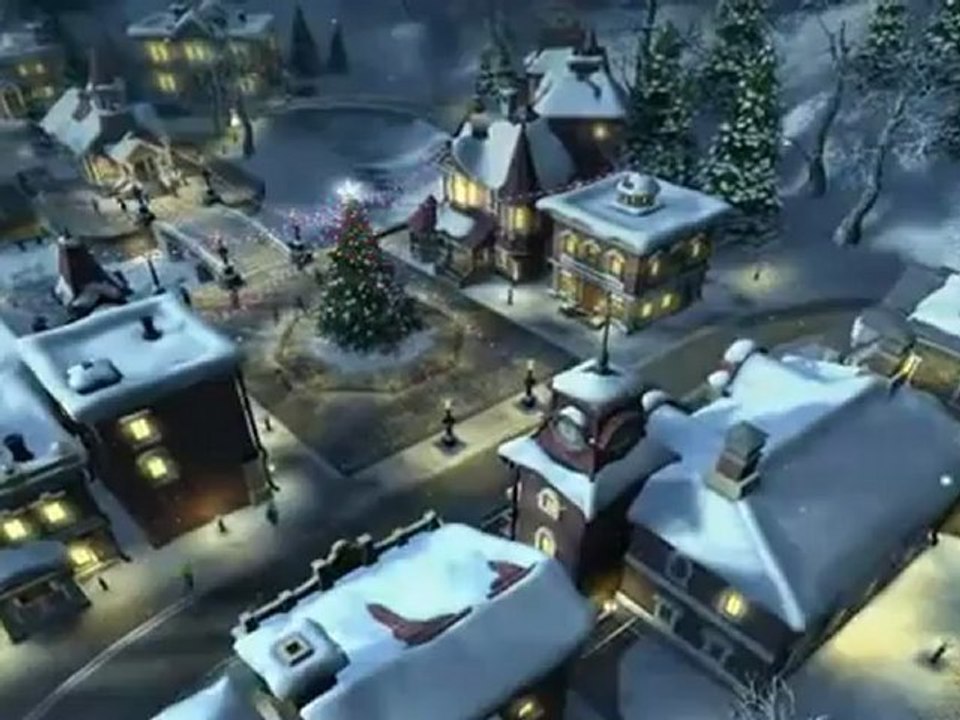 Snow Village - 3DPlanesoft Screensaver
