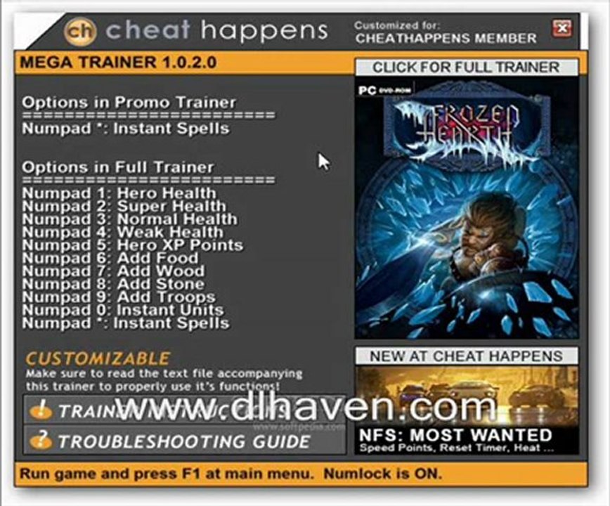 Frozen Hearth +10 Trainer Download - Frozen Hearth Trainer Download 2013 (Link)