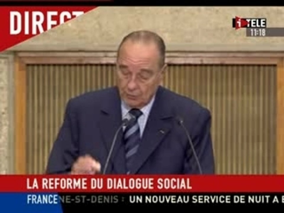 Chirac Réforme Dialogue Social