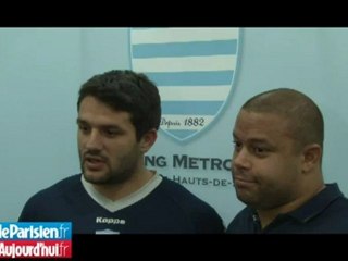 Rugby: le Racing sourit, le Stade Français grimace