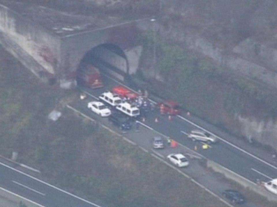 Japan tunnel collapse