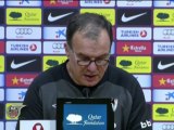 Bielsa: ''Esperaba estar más cerca de Madrid y barcelona''