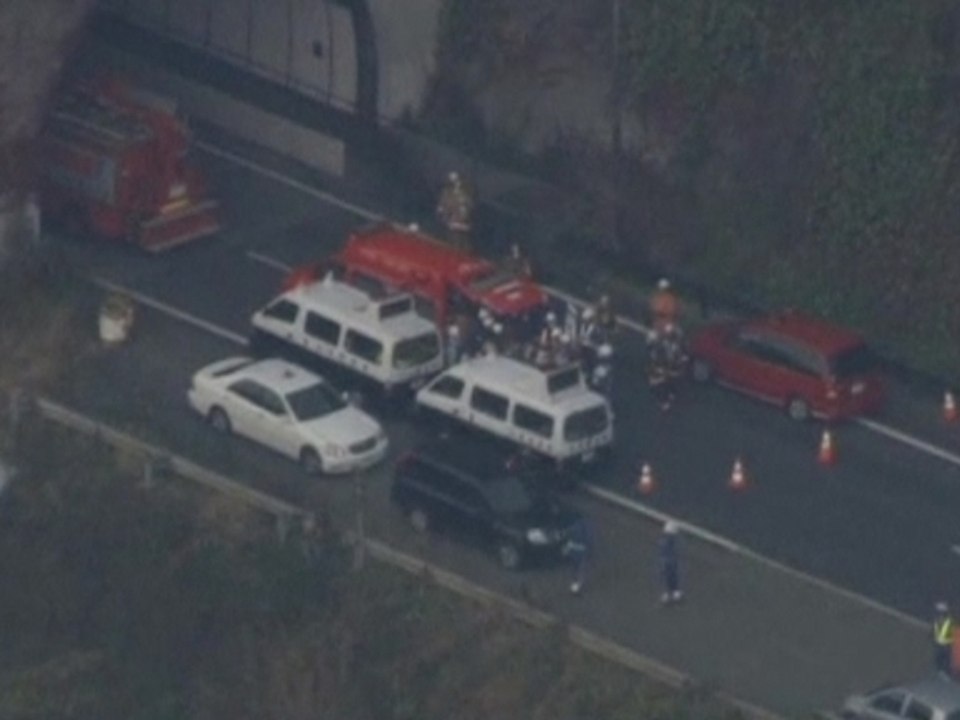 Japan tunnel collapses