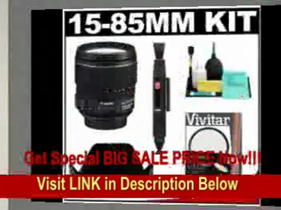[REVIEW] Canon EF-S 15-85mm f/3.5-5.6 IS USM Zoom Lens + EW-78E Hood + UV Filter + Accessory Kit for EOS 60D, 7D, Rebel T3, T3i, T4i Digital SLR Cameras