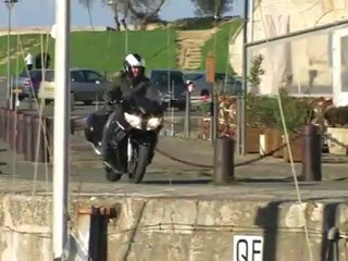 [CRASH] Un Motard chute dans un Port [Goodspeed]
