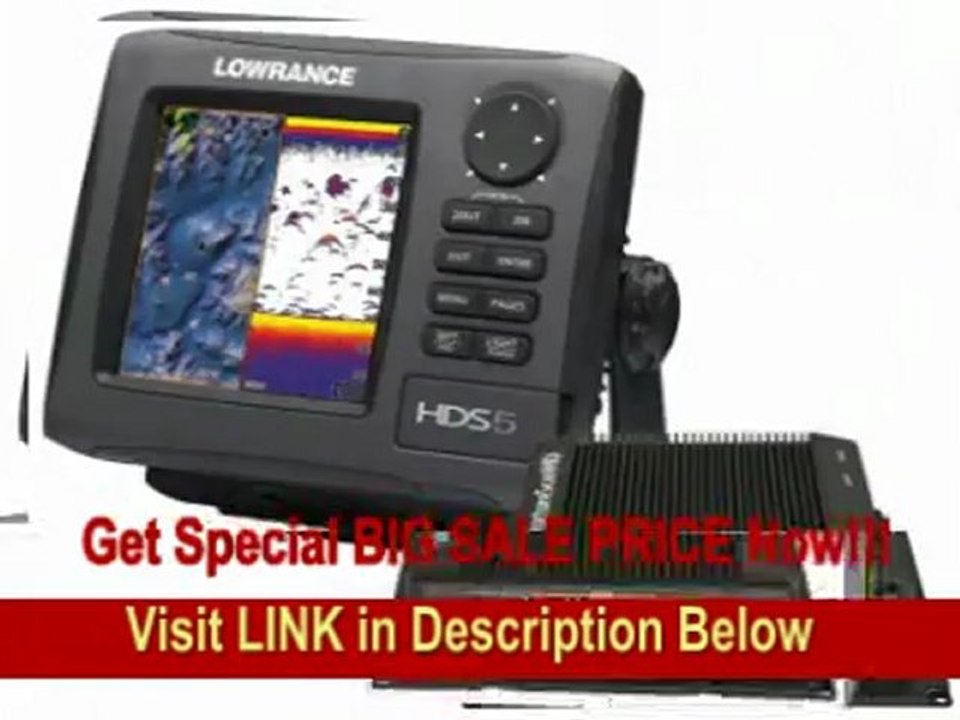 [FOR SALE] Lowrance HDS-5 GEN2 Plotter/Sounder, with 5-inch LCD, Lake Insight Cartography, LSS-2 StructureScan, and Two Transducers.
