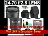 [BEST PRICE] Nikon 24-70mm f/2.8G AF-S ED Zoom-Nikkor Lens with HB-40 Hood & Pouch Case   UV Filter   Accessory Kit for Nikon D3, D3s, D3x, D300, D40, D60, D5000, D90, D7000, D300s, D3000 & D3100 Digital SLR Camer