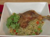 How to make a Peruvian duck and rice dish