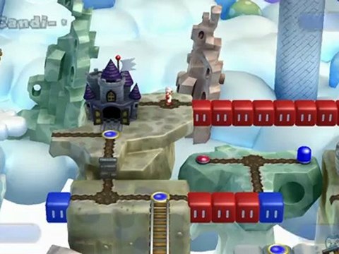 Soluce Mario Bros. U : Château Chenille de Roy (6-Château) Deuxième entrée