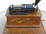 Edison Cylinder Phonograph - Listen to the Mocking Bird