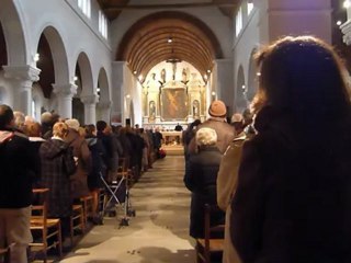 1er Dimanche de l'Avent ; Allhéluia -court extrait église de Guipry