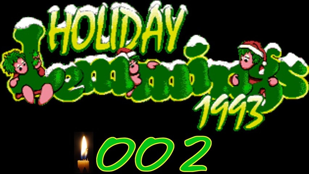 Let's Play Holiday Lemmings 1993 - #002 - Schwebende Buddler