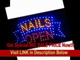 [BEST PRICE] Open Nails Salon Led Neon Business Motion Light Sign. On/off with Chain 19*10*1