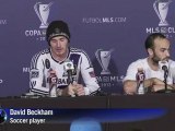 Beckham crowned MLS champ in final LA Galaxy match