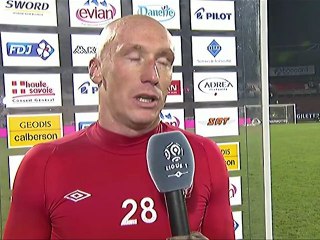 Interview de fin de match : Evian TG FC - AS Nancy Lorraine - saison 2012/2013