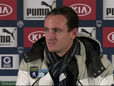 Conférence de presse Girondins de Bordeaux - FC Sochaux-Montbéliard : Francis GILLOT (FCGB) - Eric HELY (FCSM) - saison 2012/2013