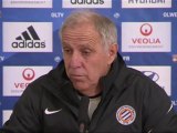 Conférence de presse Olympique Lyonnais - Montpellier Hérault SC : Rémi GARDE (OL) - René GIRARD (MHSC) - saison 2012/2013