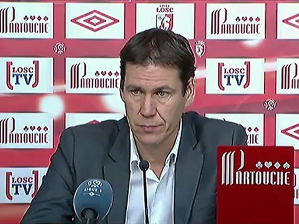 Conférence de presse LOSC Lille - SC Bastia : Rudi GARCIA (LOSC) - Frédéric HANTZ (SCB) - saison 2012/2013