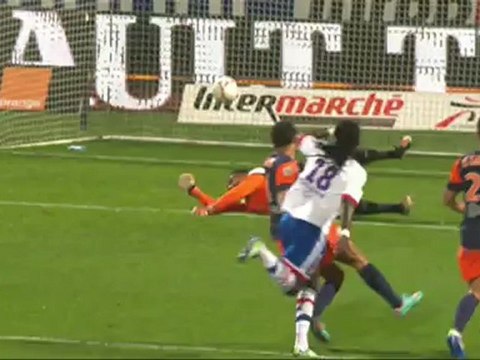 But Bafetimbi GOMIS (26ème) - Olympique Lyonnais - Montpellier Hérault SC (1-0) - saison 2012/2013