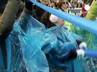 Spain protest for disabled: We're being "abandoned"