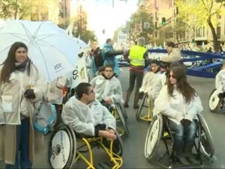 Espagne: les handicapés dans la rue contre les coupes budgétaires