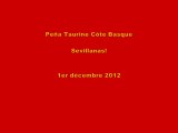 Sevillanas !!! Peña Taurine Côte Basque - 1er décembre 2012