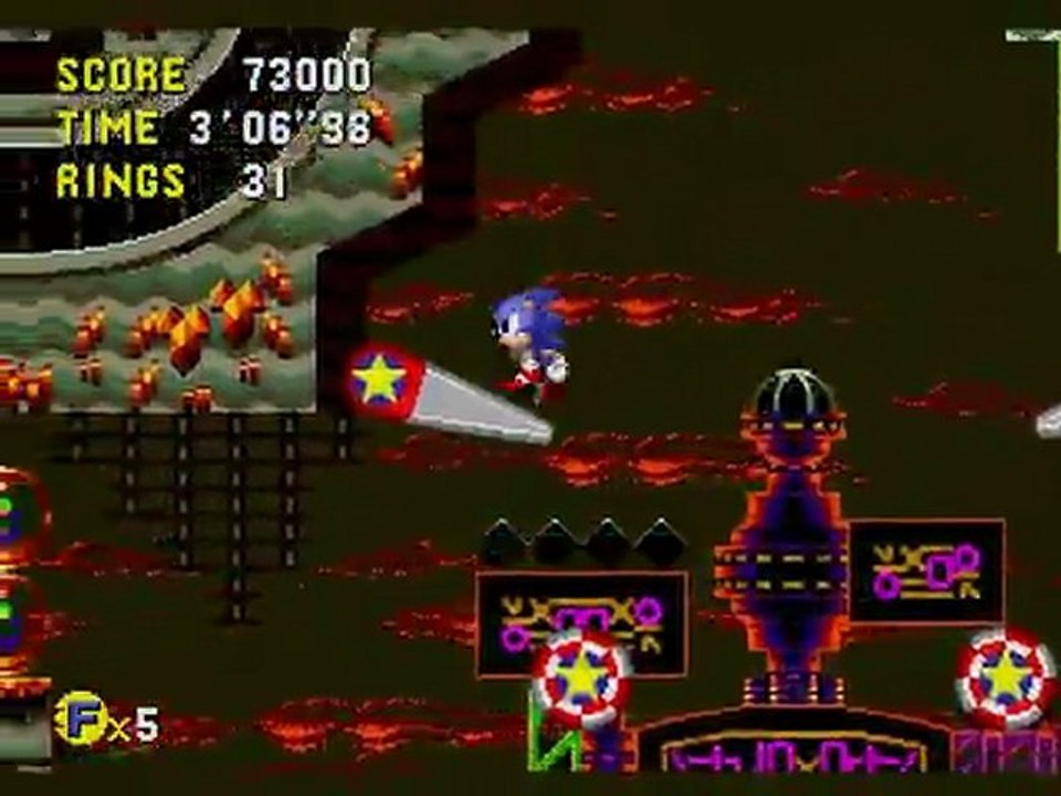Sonic CD niveaux 1 a 4 Nono !
