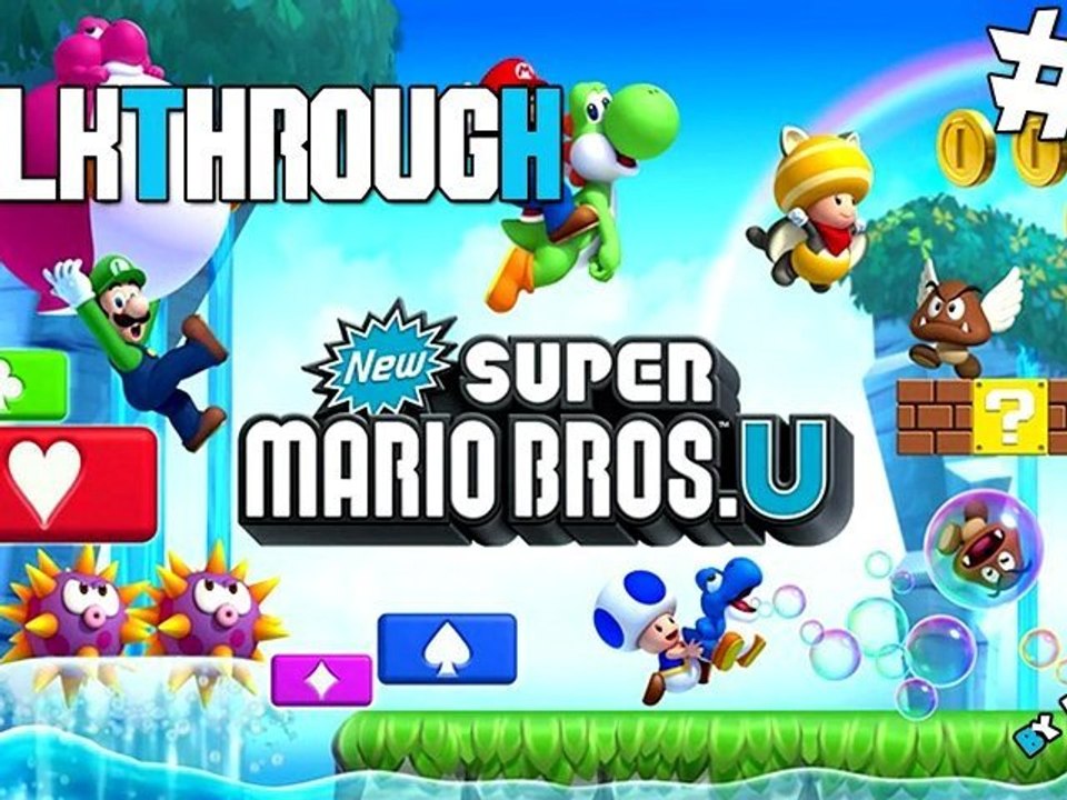 Walkthrough New Super Mario Bros U - Nintendo Wii U - Episode 1