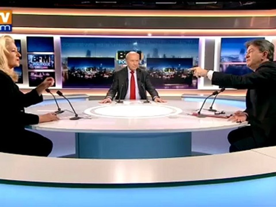 BFM Politique : l’interview BFM Business, Jean-Luc Mélenchon répond aux questions d'Hedwige Chevrillon