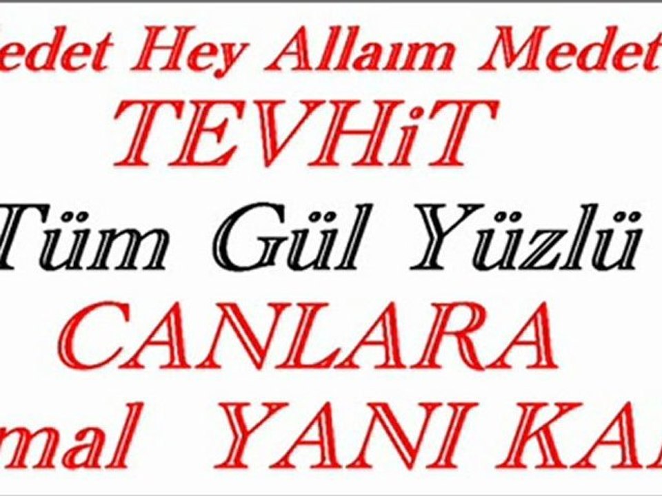 Allah Allah Tevhit