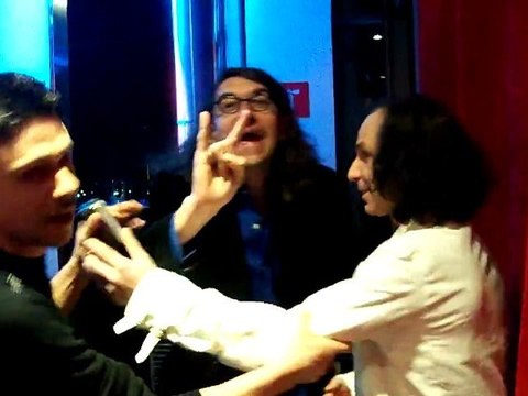 il disturbatore Gabriele Paolini a Porta di Roma