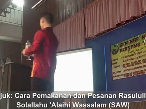 SEMINAR MAKANAN HALAL (BAHAGIAN 1) BERSAMA SAUDARA MUSLIM 2012