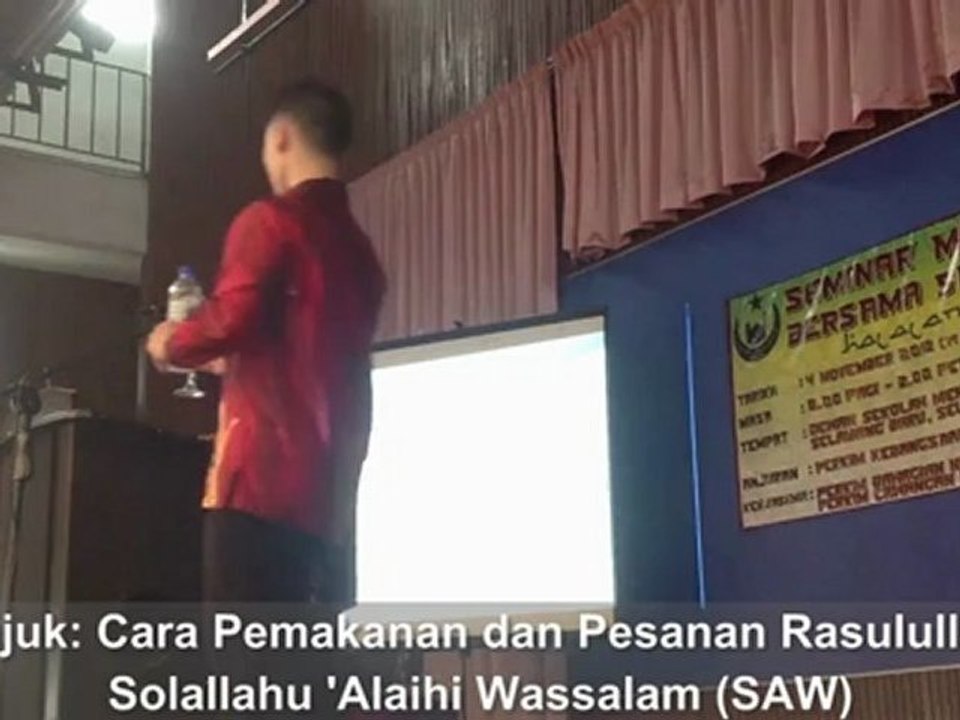 SEMINAR MAKANAN HALAL (BAHAGIAN 1) BERSAMA SAUDARA MUSLIM 2012