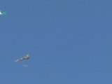 Syrian Army Mig-23 Dropping Two Bombs