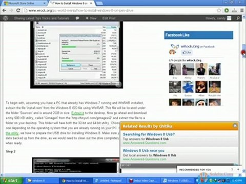 How to Install Windows 8 from USB Pen Drive Boot Tutorial
