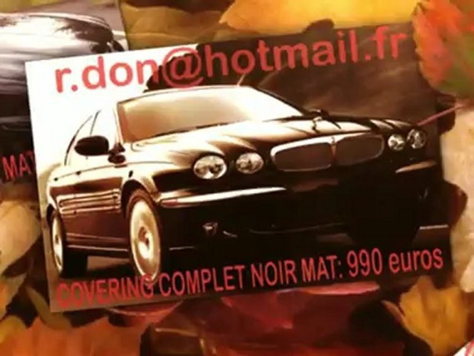 Jaguar XJ, Jaguar XJ,, essai video Jaguar XJ, Jaguar XJ, covering, Jaguar XJ peinture noir mat