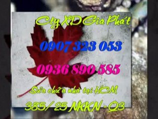 Cty sửa nhà,chống thấm tại quận 3 hcm call  0936 890 585