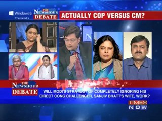 The Newshour Debate: Modi Vs Bhatt's wife (Part 1 of 3)