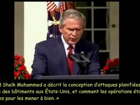 Bush parle d'explosifs dans les Tours Jumelles du WTC ?